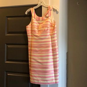 Pink and Gold Lilly Pulitzer Elisa Dress Size 8